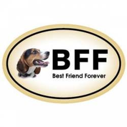 Beagle BFF - Oval Magnet