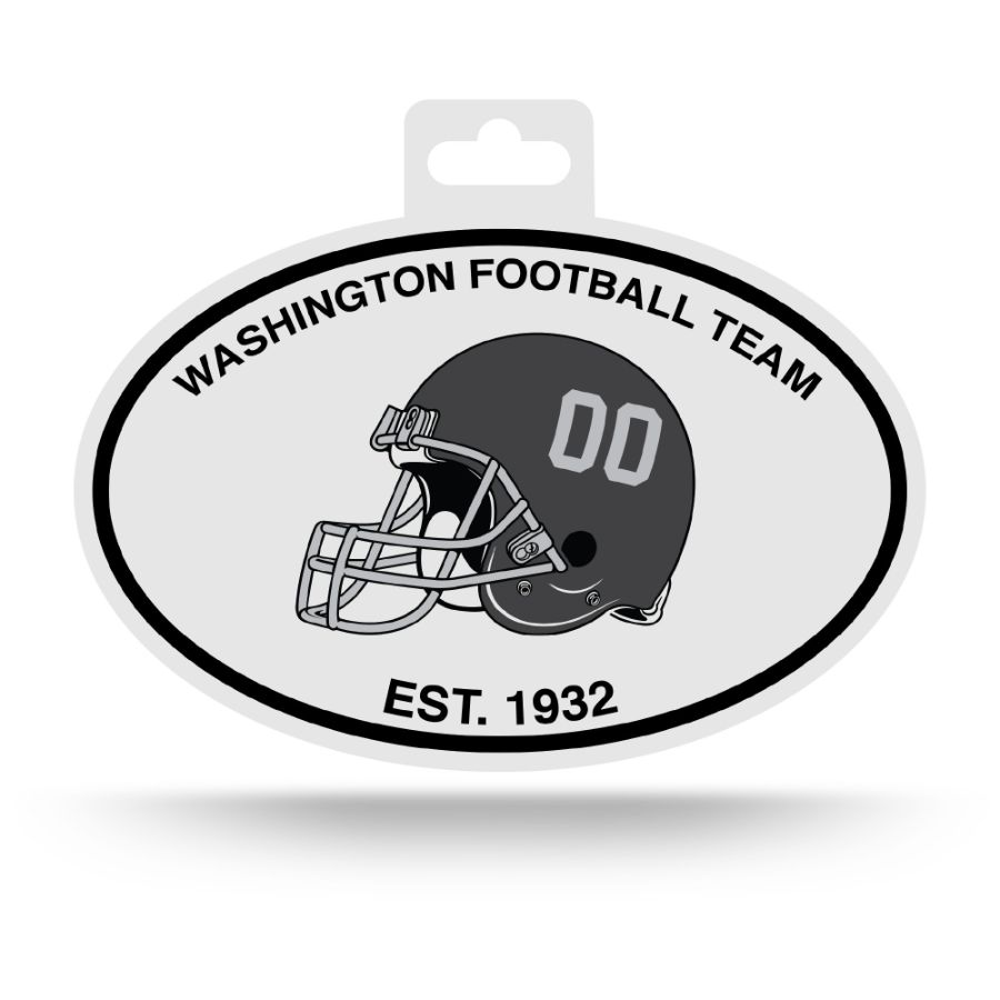Washington Football Team Est. 1932 - Black & White Oval Sticker