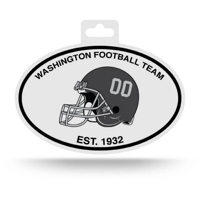 Washington Football Team Est. 1932 - Black & White Oval Sticker