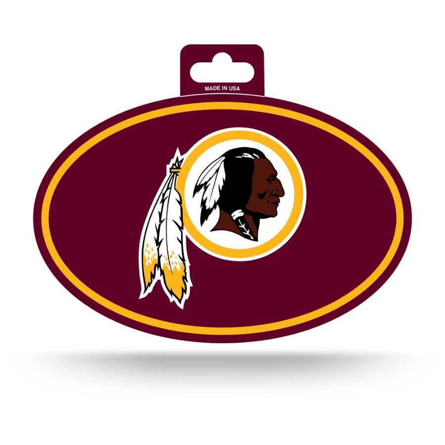 Washington Redskins Full Color Oval Sticker at Sticker Shoppe