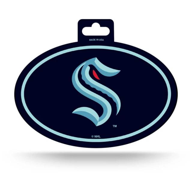 Seattle Kraken - Full Color Oval Sticker