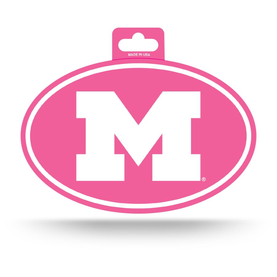 NCAA Michigan Wolverines Bling Decal – Team Color Crystals, Officially Licensed, Siskiyou Sports – Show Your School Pride
