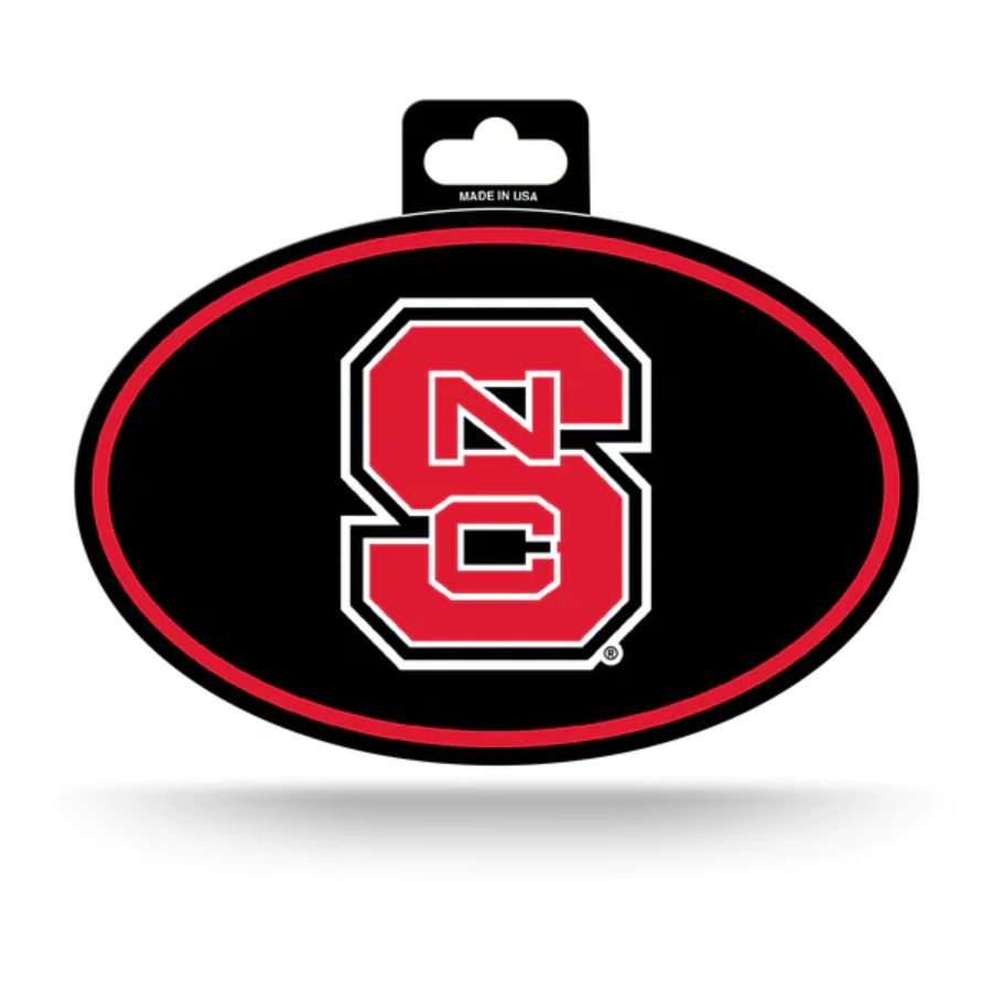 North Carolina State University Wolfpack - Full Color Oval Sticker
