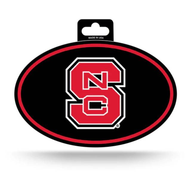 North Carolina State University Wolfpack - Full Color Oval Sticker