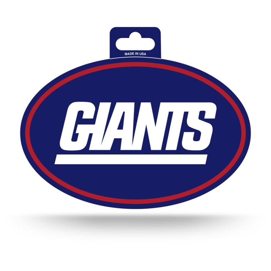 New York Giants Full Color Oval Sticker at Sticker Shoppe
