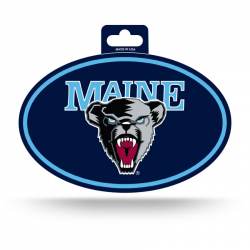 University Of Maine Black Bears - Full Color Oval Sticker