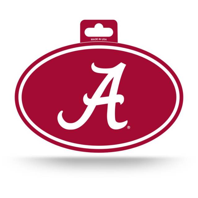 University Of Alabama Crimson Tide - Full Color Oval Sticker