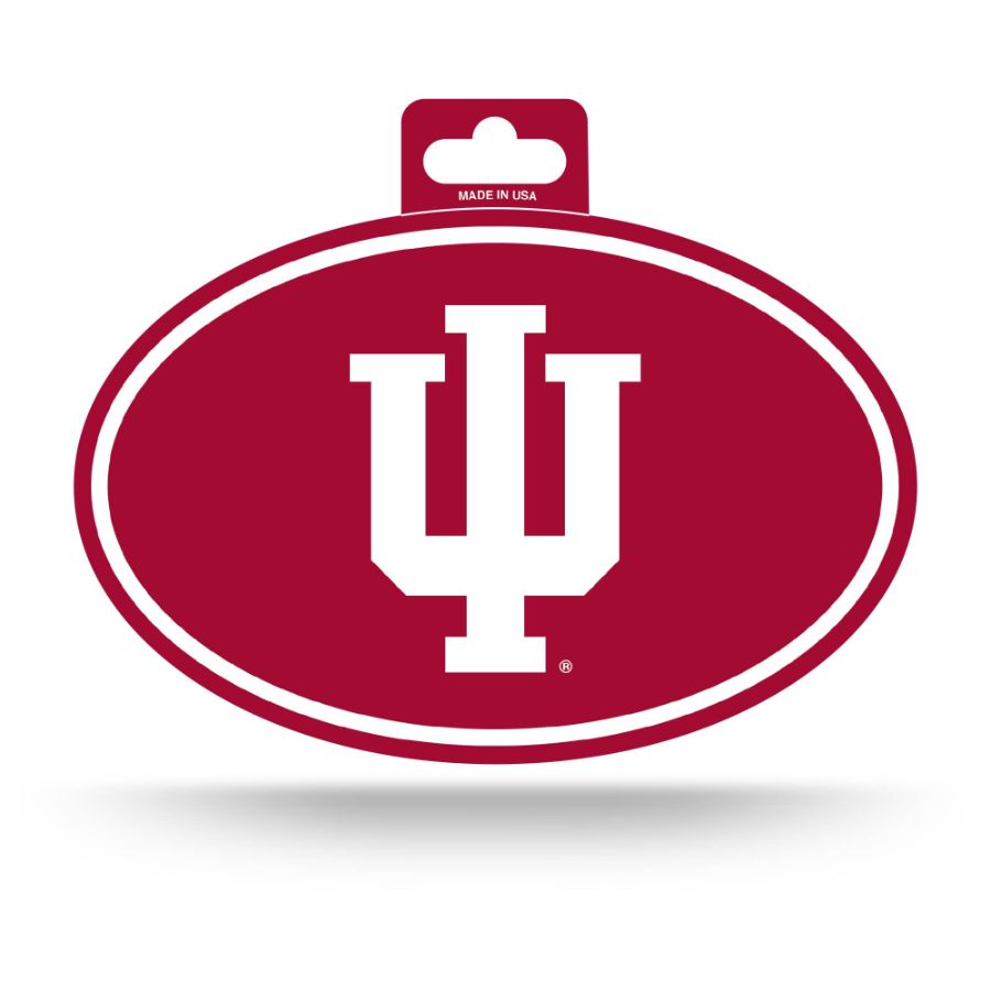Indiana University Hoosiers - Full Color Oval Sticker