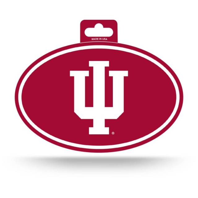 Indiana University Hoosiers - Full Color Oval Sticker