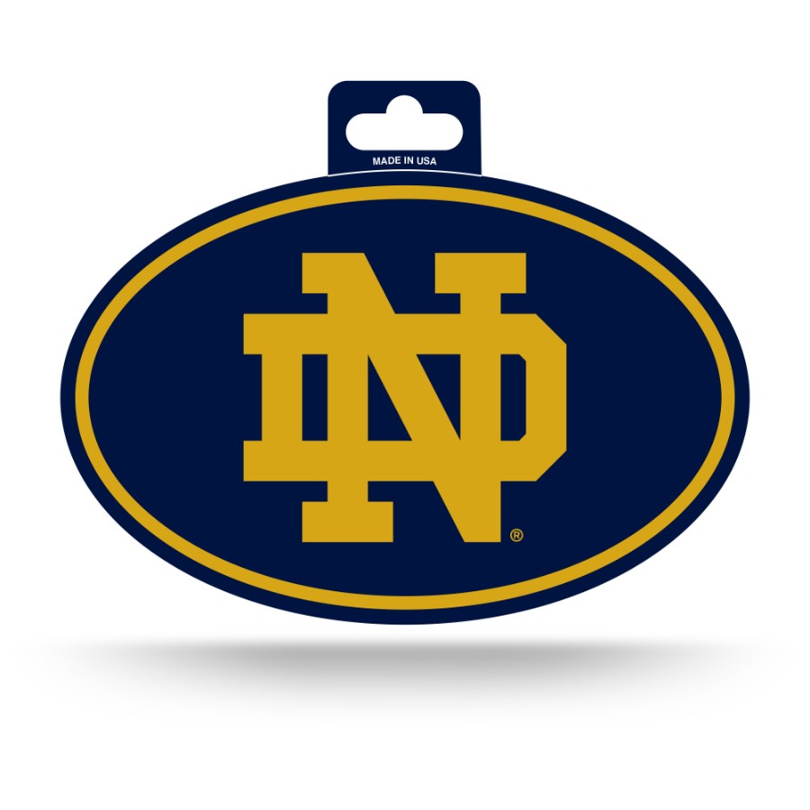 University Of Notre Dame Fighting Irish - Full Color Oval Sticker at