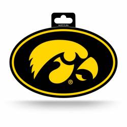 University Of Iowa Hawkeyes - Full Color Oval Sticker