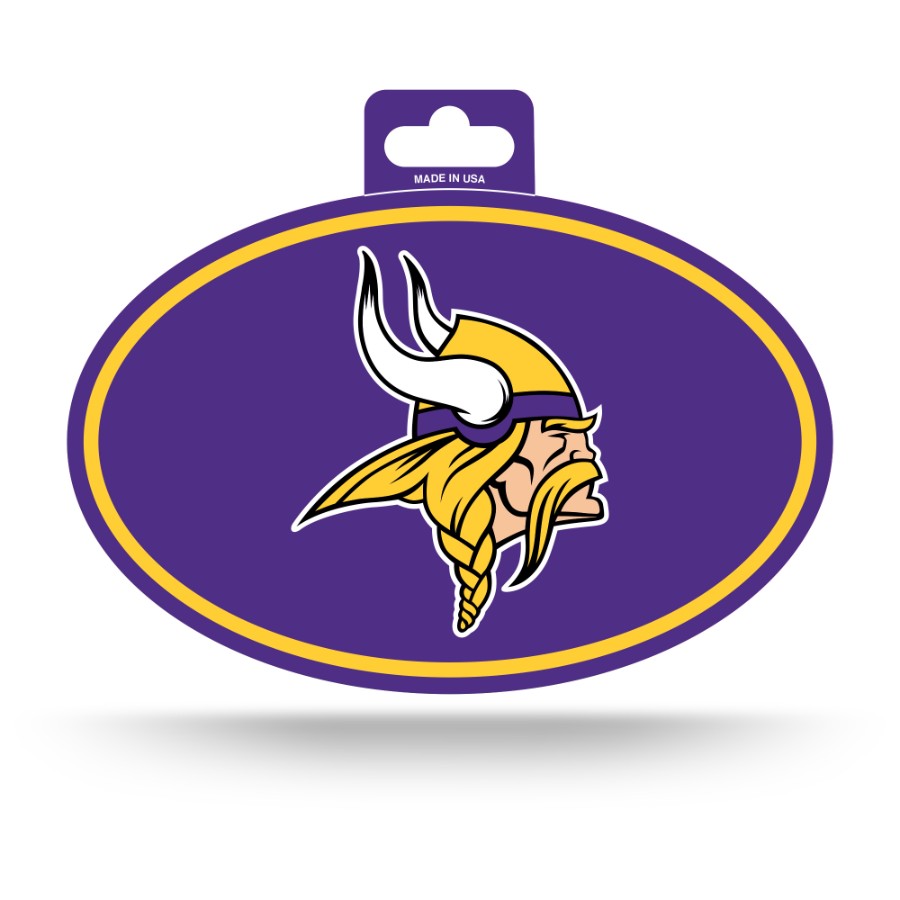Minnesota Vikings Full Color Oval Sticker at Sticker Shoppe