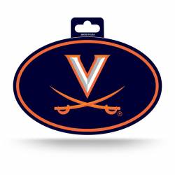 University Of Virginia Cavaliers - Full Color Oval Sticker