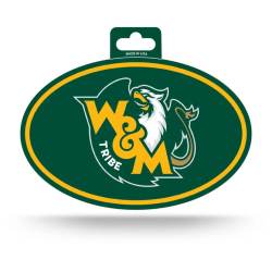 William & Mary College Tribe - Full Color Oval Sticker