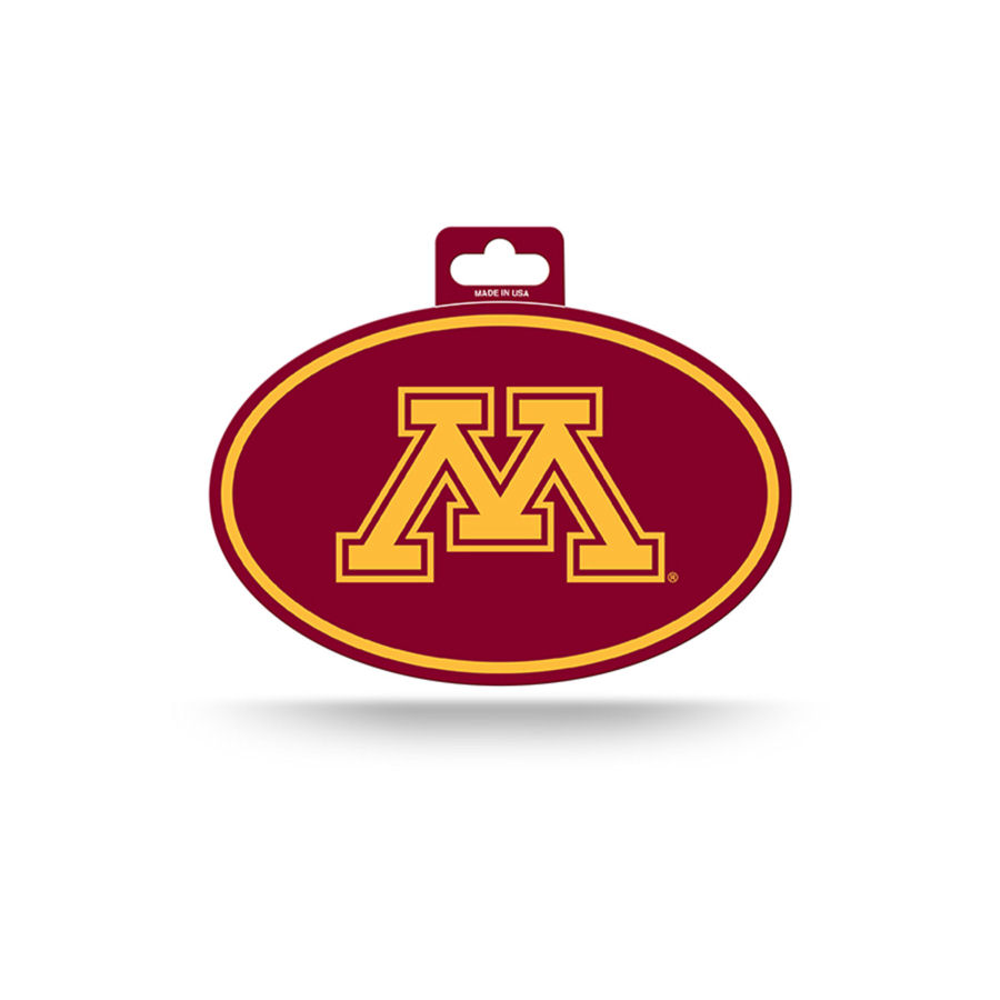 University Of Minnesota Golden Gophers - Full Color Oval Sticker