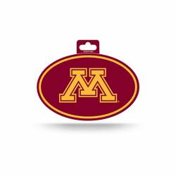 University Of Minnesota Golden Gophers - Full Color Oval Sticker