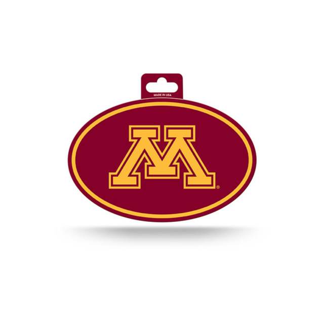 University Of Minnesota Golden Gophers - Full Color Oval Sticker