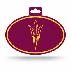 Arizona State University Sun Devils - Full Color Oval Sticker