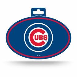Chicago Cubs - Full Color Oval Sticker