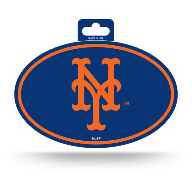 New York Mets - Full Color Oval Sticker