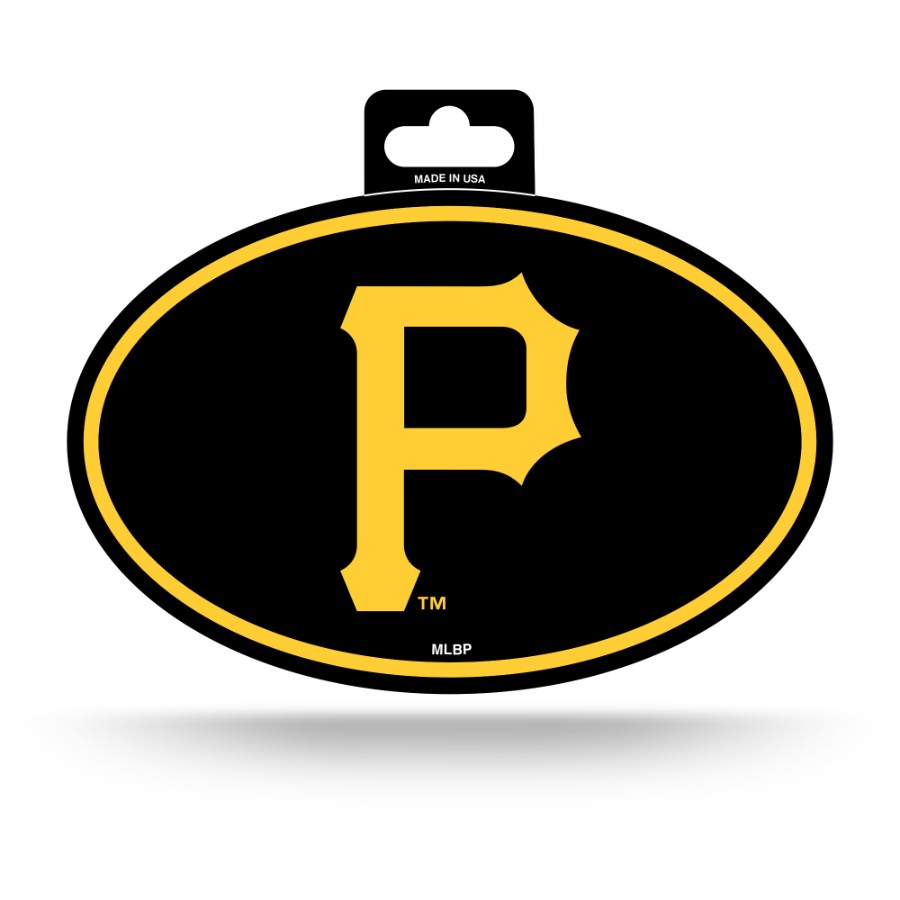 Pittsburgh Pirates Full Color Oval Sticker at Sticker Shoppe