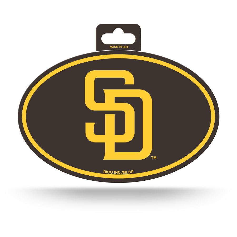 San Diego Padres 2020 Logo - Full Color Oval Sticker at Sticker Shoppe