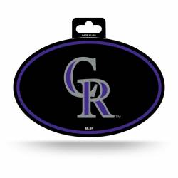 Colorado Rockies - Full Color Oval Sticker