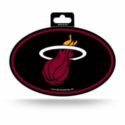 Miami Heat - Full Color Oval Sticker