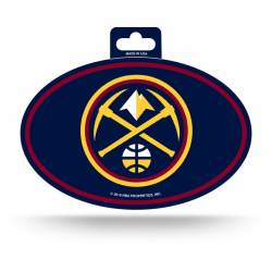 Denver Nuggets - Full Color Oval Sticker