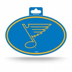 St. Louis Blues 2025 Logo - Full Color Oval Sticker