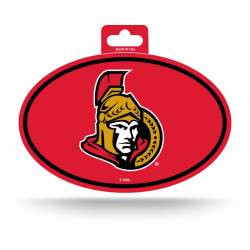 Ottawa Senators - Full Color Oval Sticker