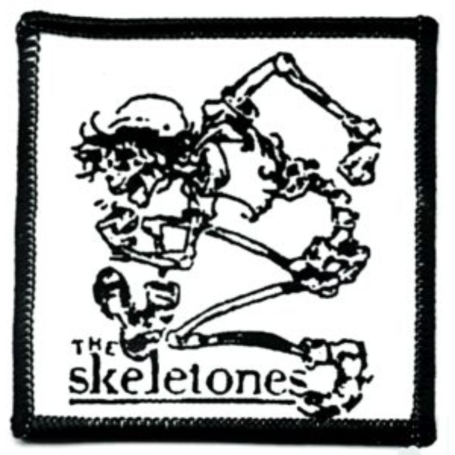 The Skeletones Logo - Embroidered Iron-On Patch