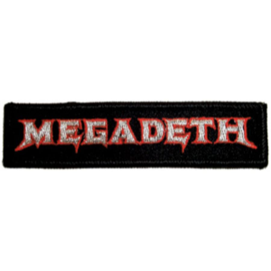 Megadeth Logo - Embroidered Iron-On Patch