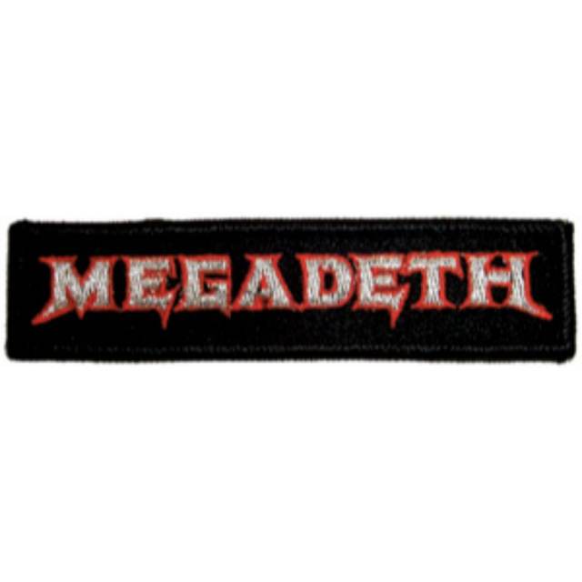 Megadeth Logo - Embroidered Iron-On Patch