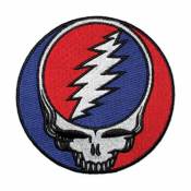 The Grateful Dead Steal Your Face Mini - Embroidered Iron-On Patch