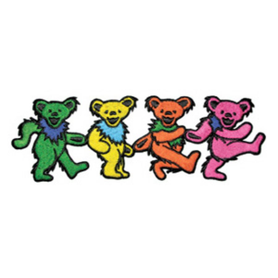Grateful Dead Dancing Bears Machine Embroidery Rolfography Grateful Dead Dancing Bears Machine Embroidery Rolfography