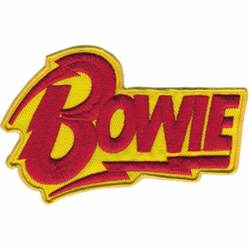 David Bowie Logo - Embroidered Iron-On Patch