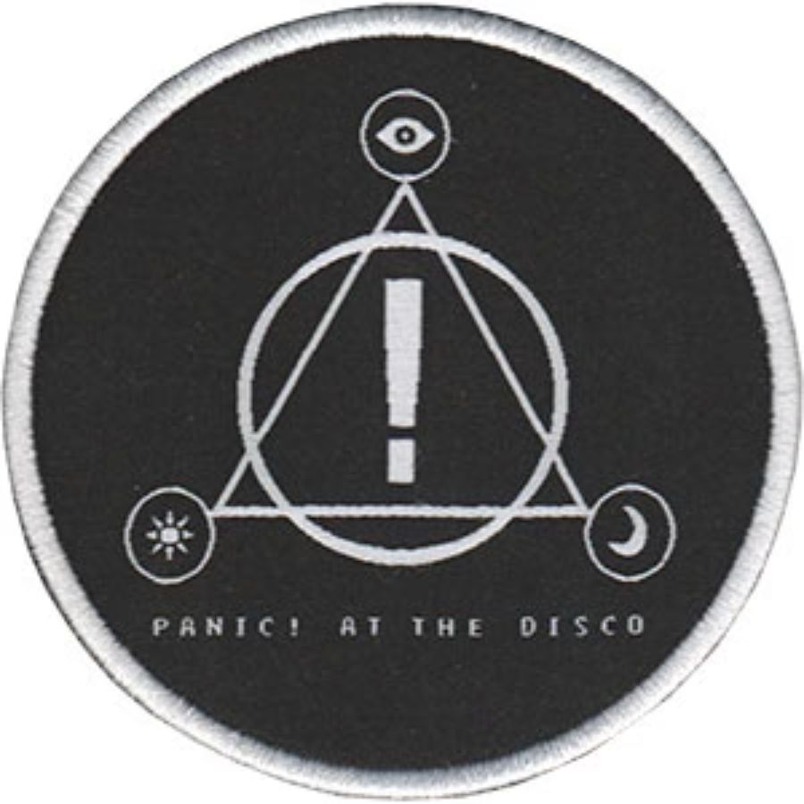 Panic At The Disco Logo - Embroidered Iron-On Patch