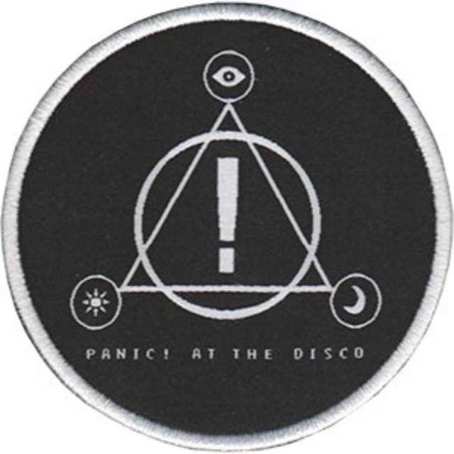 Panic At The Disco Logo - Embroidered Iron-On Patch
