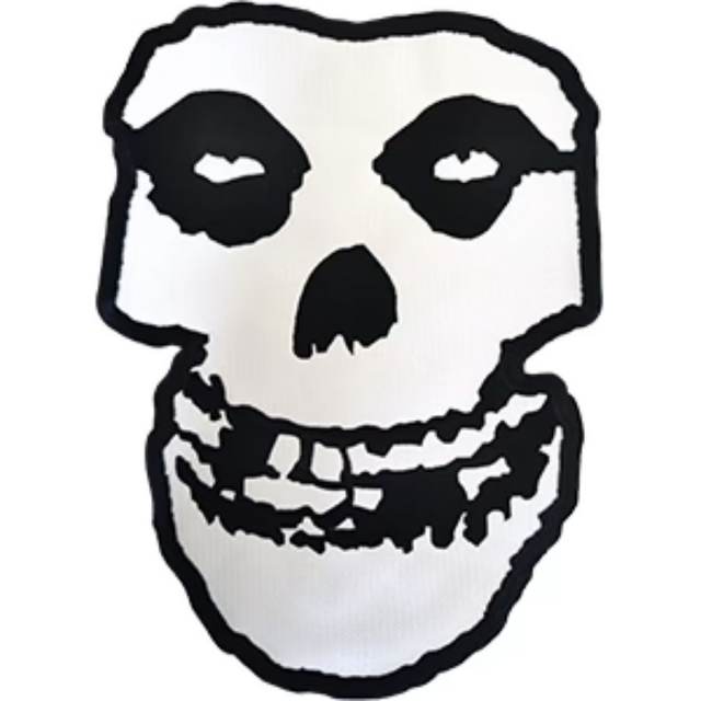 Amazon | Misfits パッチ／ワッペン ミスフィッツ White Skull