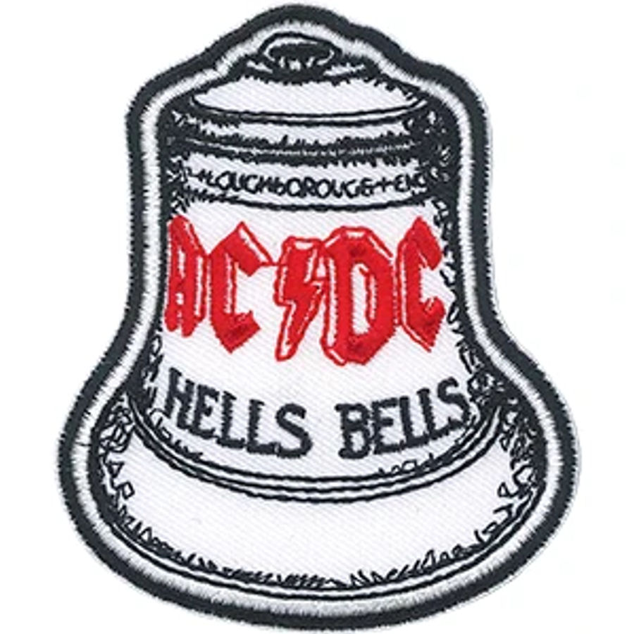 AC/DC Hells Bells - Embroidered Iron-On Patch at Sticker Shoppe