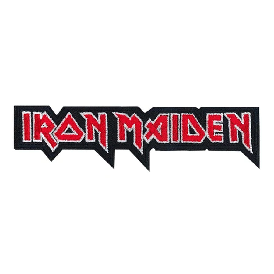 Iron Maiden Logo Extra Large - Embroidered Iron-On Patch at Sticker Shoppe