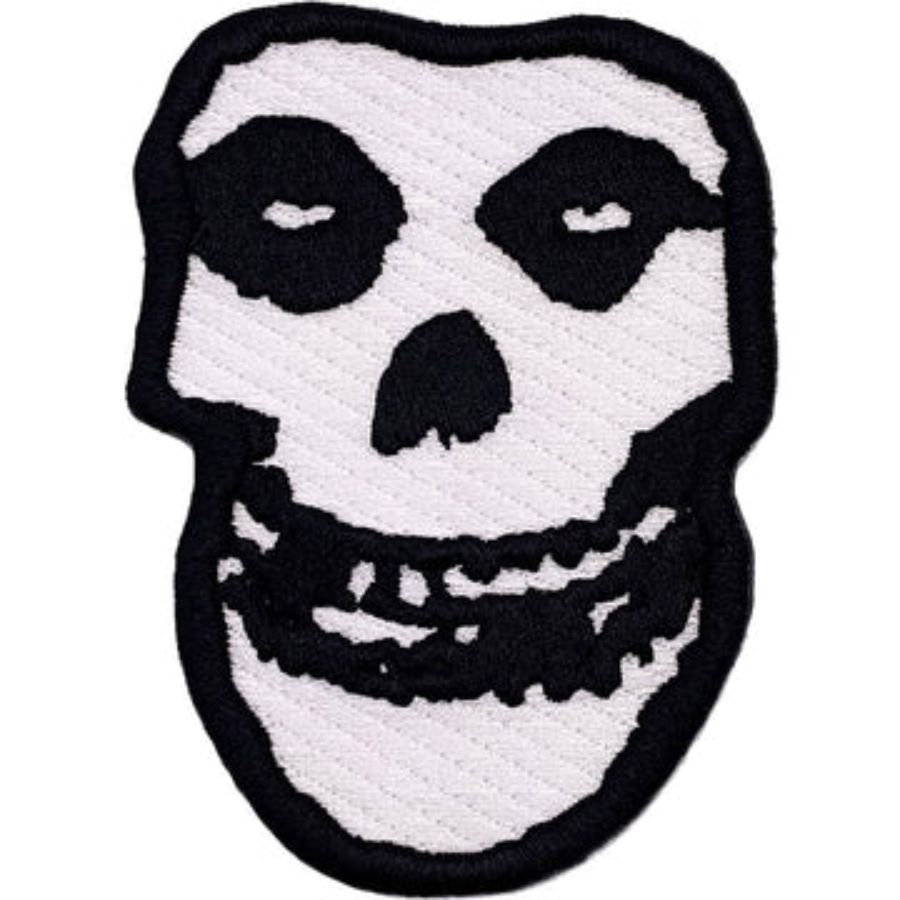 The Misfi Skull Raised 3D - Embroidered Iron-On Patch
