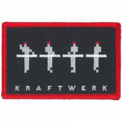 Kraftwerk Pixels - Embroidered Iron-On Patch