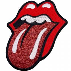 The Rolling Stones Tongue Logo - Embroidered Iron-On Patch