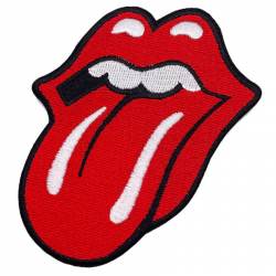 The Rolling Stones Red Tongue Logo - Embroidered Iron-On Patch