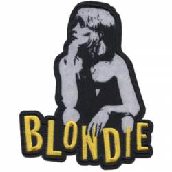Blondie Stencil Poster - Embroidered Iron-On Patch