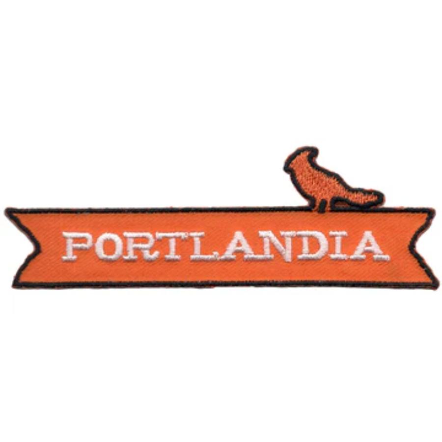 Portlandia Logo - Embroidered Iron-On Patch
