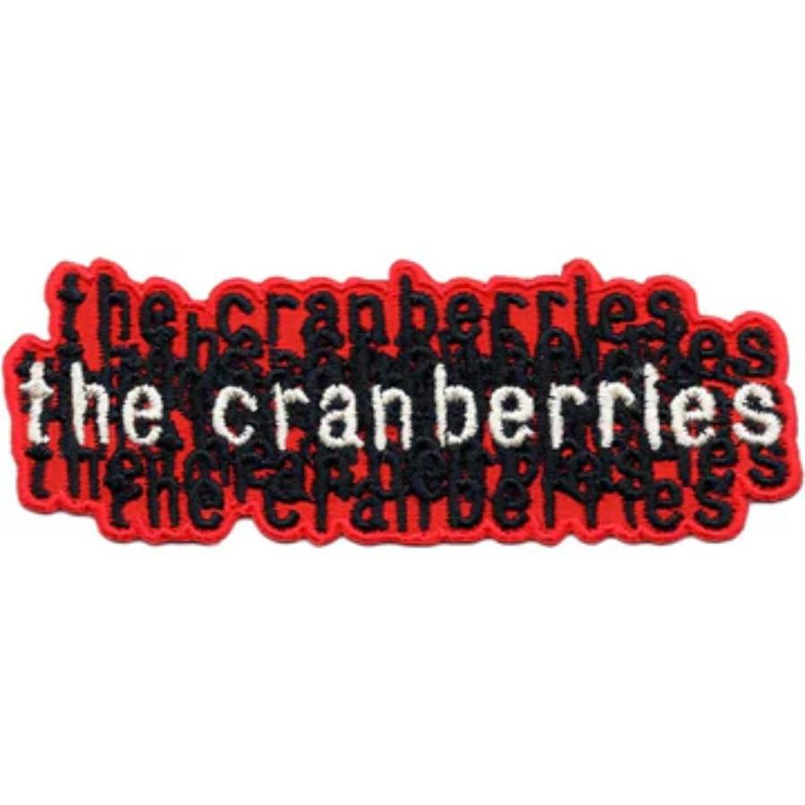 The Cranberries Stacked Logo - Embroidered Iron-On Patch