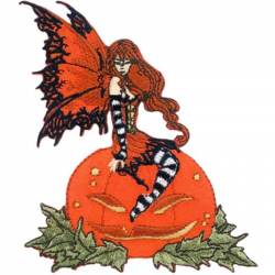 Amy Brown Halloween Fairy - Embroidered Iron-On Patch